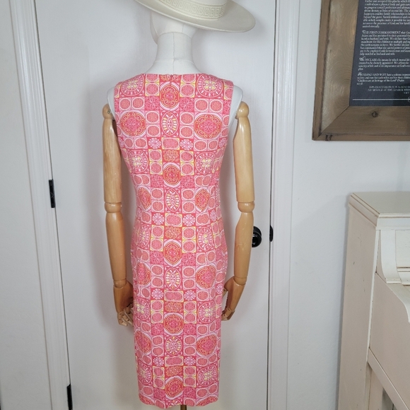 J. McLaughlin Sophia Sleeveless Dress Boho Vjic Print Size XS - Picture 7 of 11